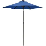 vidaXL Sonnenschirm 200 x 211 cm Azurblau