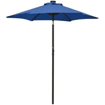 vidaXL Sonnenschirm 200 x 211 cm Azurblau