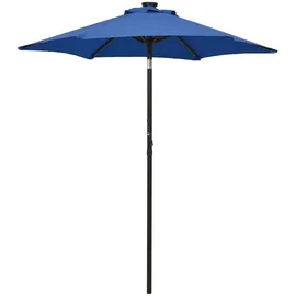 vidaXL Sonnenschirm 200 x 211 cm Azurblau