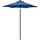 vidaXL Sonnenschirm 200 x 211 cm Azurblau