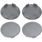 4 Nabenkappen Ø 64,0 mm - 58,0 mm / rund flach / Klebefläche