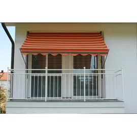 Angerer Klemmmarkise Exklusiv 350 cm orange/braun