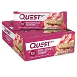 Quest Nutrition Proteinriegel White Chocolate Raspberry 12 x 60 g