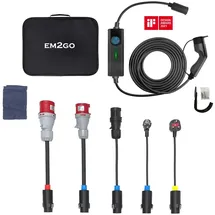 EM2GO EM016CC Wallbox Typ 2 (16 kW, 3 Phasen) 6 m