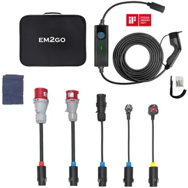 EM2GO EM016CC Wallbox Typ 2 (16 kW, 3 Phasen) 6 m