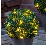 HI Buchsbaumkugel mit LED Durchmesser 25 cm