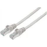 Intellinet Network Solutions Intellinet 733274 RJ45 Patchkabel CAT 6 S/FTP, 100% Kupfer, Cat6-zertifiziert, LS0H, RJ45-Stecker/RJ45-Stecker, 7,5 m, Grau vergoldete Steckkontakte 1St.