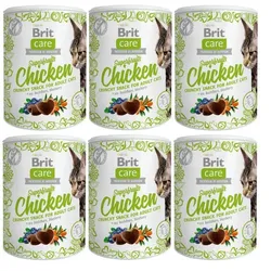 BRIT CARE Cat Snack Superfruits Chicken 6x100g