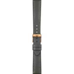 Tissot - Leder Bella Ora Lederband Grau 16/14mm T600042517 - genarbt,grau,rind