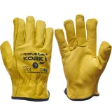 Winterhandschuhe Leder Arbeitshandschuhe Schutzhandschuhe Gefüttert (Kork-1) (11)