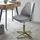 FineBuy Schreibtischstuhl Drehbar Modern Schalenstuhl Home Office - Grau