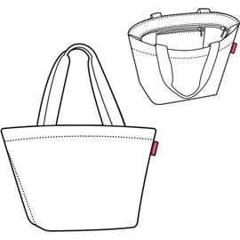 Reisenthel Shopper M schwarz, weiß