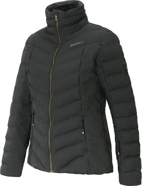 ZIENER Damen Skijacke TALMA, black melange, 40