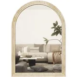 Homcom Wandspiegel 50 x 70 cm Beige