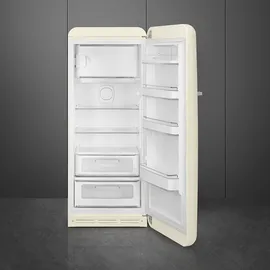 Smeg FAB28RCR6 Retro-Kühlschrank  (270 l, 1530 mm hoch, Creme)