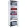 VCM Holz Kleiderschrank Schuhregal Flur Regal Landos 60 x 39 x 184 cm schwarz