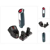 Bosch Professional GLI 12V-300 Akku Lampe + 2x GBA 12V 4,0 Ah Akku + GAL 1230 Ladegerät