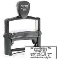 Trodat Trodat, Stempel, Textstempel Professional 5205, 6-zeilig