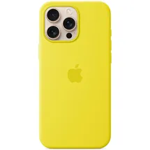 Apple iPhone 16 Pro Max Silikon Case mit MagSafe gelb