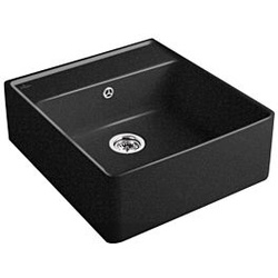 Villeroy und Boch Spülstein Einzelbecken 632061J0 Ablaufgarnitur, Handbetätigung, Befestigungssatz, Chromit