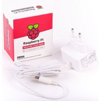 Raspberry Pi - offizielles Netzteil für Raspberry Pi 4 Model B, USB-C, 5.1V, 3A weiß