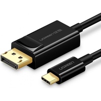 Ugreen USB-C auf Display Port (USB Typ C, DisplayPort), Mobilgerät Adapter, Schwarz