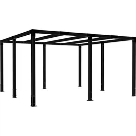 Plus Pergola Cubic 387 x 387 x 217 cm schwarz