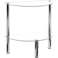 Haku-Möbel HAKU Möbel Beistelltisch Glas transparent 45,0 x 22,0