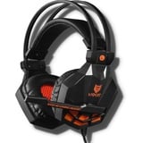 Forever Gaming Headset Kopfhörer für Gamer Jack 3.5mm mit Mikrofon 3,5 mm Klinke verstellbares Kopfband