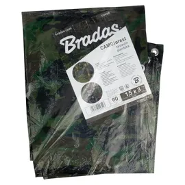 Bradas Abdeckplane Camouflage 1,5 x 3 m, 90 g