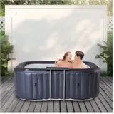 MSPA Miweba MSpa Whirlpool Nest U-NE021 Rattan-Tisch M-ONE und Ozon-UV-C-Desinfektion 2 Personen