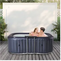 MSPA Miweba MSpa Whirlpool Nest U-NE021 Rattan-Tisch M-ONE und Ozon-UV-C-Desinfektion 2 Personen