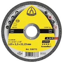 KLINGSPOR A 24 R Supra 13470 Trennscheibe gekröpft 180mm 25 St. Stahl