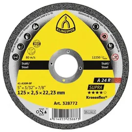 KLINGSPOR A 24 R Supra 13470 Trennscheibe gekröpft 180mm 25 St. Stahl