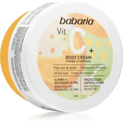 Babaria Vitamin C hydratisierende Körpercreme für alle Oberhauttypen 400 ml