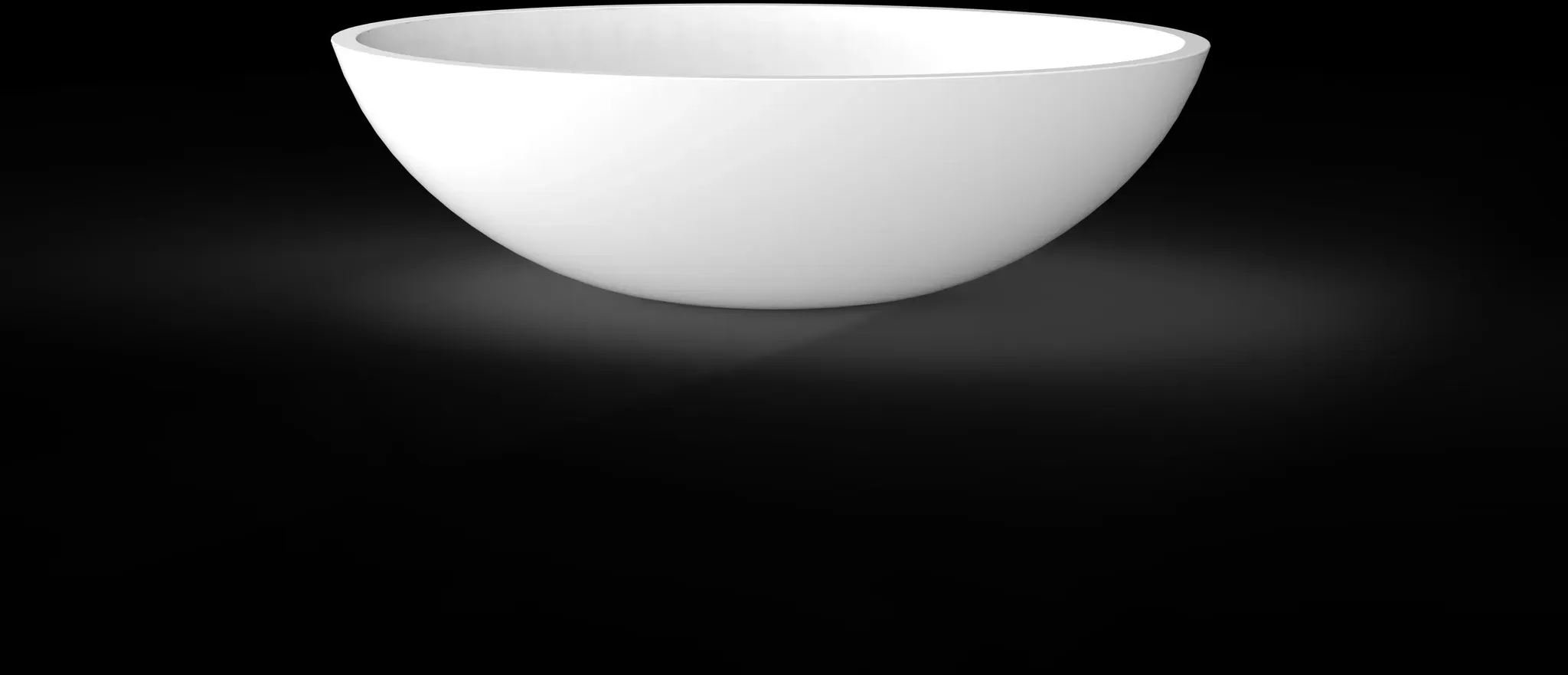 Glassdesign Flou Aufsatzbecken VetroFreddo - grau Matt