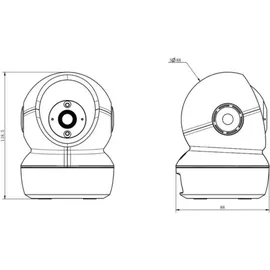 EZVIZ H6c 2K+ Silber