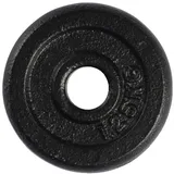 VirtuFit Hantelscheibe - Gusseisen - 30 mm Schwarz 2.5kg