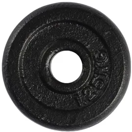 VirtuFit Hantelscheibe - Gusseisen - 30 mm Schwarz 2.5kg