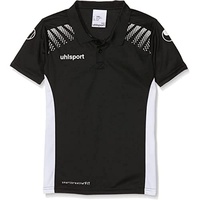 Uhlsport GOAL Poloshirt Kinder schwarz/weiss 152