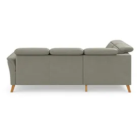 sit&more Ecksofa SIT & MORE "Romero L-Form", grau, B:250cm H:91cm T:220cm, 100% Polyester, Sofas, Ecksofa, wahlweise mit oder ohne TV-Funktion, Bettfunktion, Bettkasten
