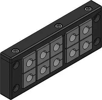 Icotek Kabeleinführungsleiste KEL-ER 24/10 schwarz
