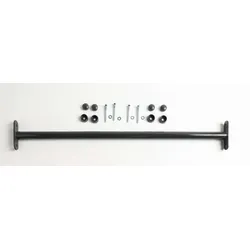 DICE Metall-Reckstange zum turnen 90 cm Anthrazit für Akrobatik und Klimmzüge