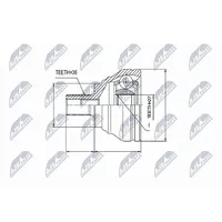 NTY Gelenksatz NPZ-SK-009