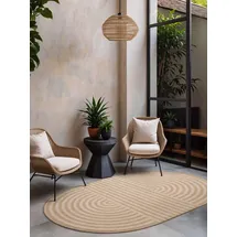 Ted Baker Woodfield Wendeteppich", beige Jute weiß), B:160cm H:8mm L:230cm, Polypropylen, Teppiche, Teppich, Designteppich, Wetterfest, Pflegeleicht, Modern, Wohnzimmer, Terrasse