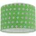 GLOBO Deckenleuchte Kinderlampe Kinderzimmerlampe Deckenlampe Schirmleuchte Spielzimmer, Metall weiß grünfarbig, 1x E27 Fassung, DxH 30x25,5 cm