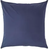 Homescapes Kissenbezug Perkal 60 x 60 cm Blau