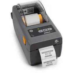 Zebra ZD611d – Desktop-Etikettendrucker Ethernet (LAN), USB, USB Host / 203 dpi / mit Abrisskante, Option Akkubetrieb ZD6A022-D0EE00EZ