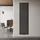 luxebath Designheizkörper 1600 x 480 mm 810 W schwarz Mittelventil