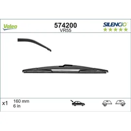 Valeo Silencio VR55 160mm Hinten, 1 Stück